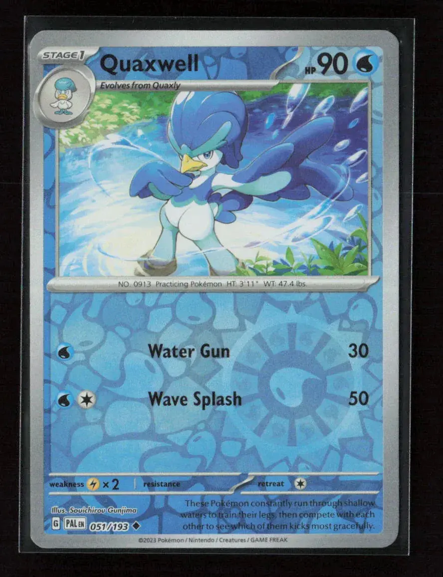 Quaxwell - Uncommon Sv02: Paldea Evolved 051/193 Nm 1