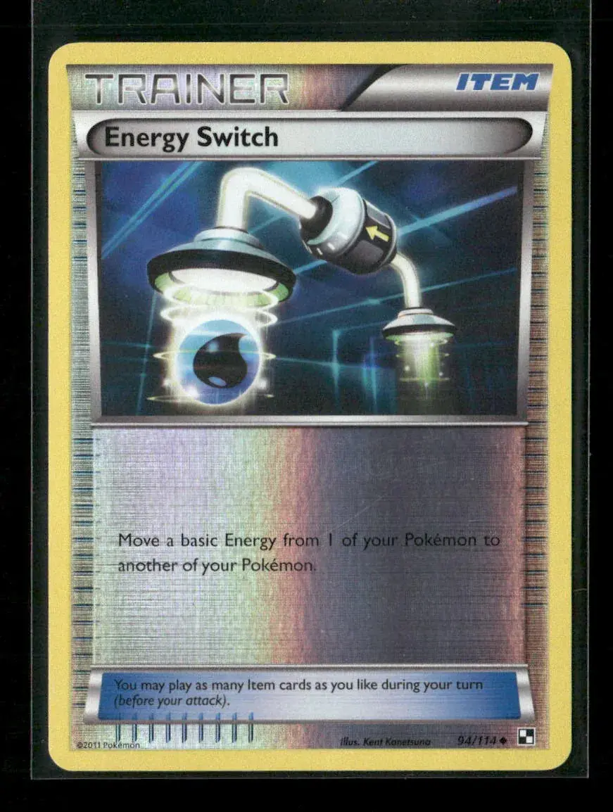 Energy Switch Uncommon Black And White 94/114 Lp 1
