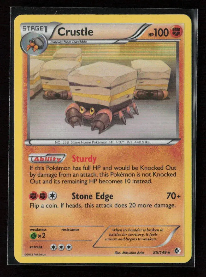 Crustle Holo Rare Boundaries Crossed 85/149 Lp 1