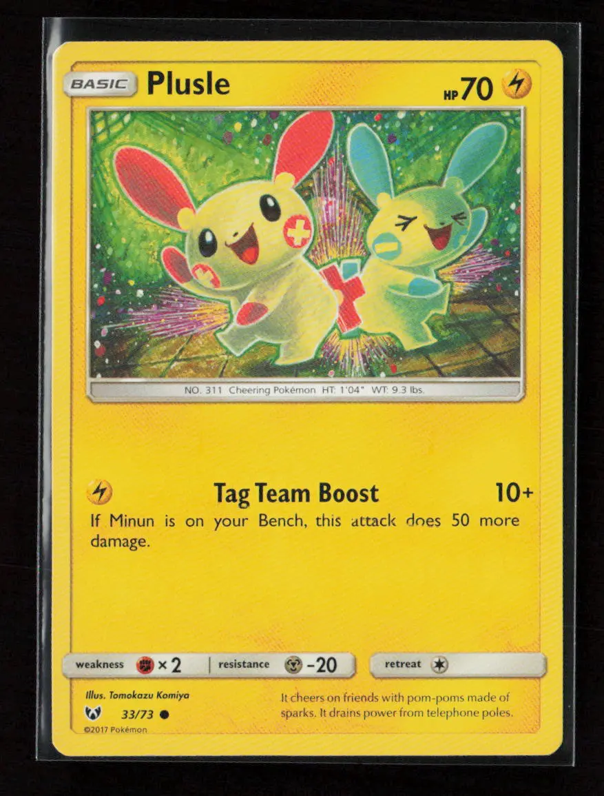 Plusle Common Shining Legends 33/73 Lp 1