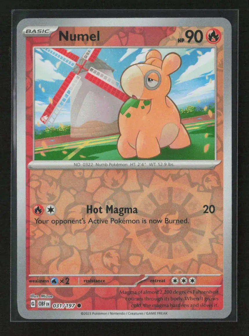 Numel Common Sv03: Obsidian Flames 031/197 Nm 1
