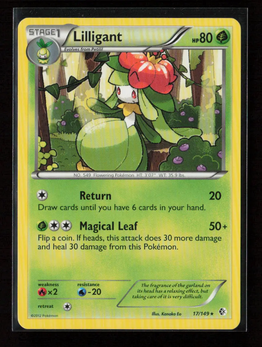 Lilligant Rare Boundaries Crossed 17/149 Lp 1