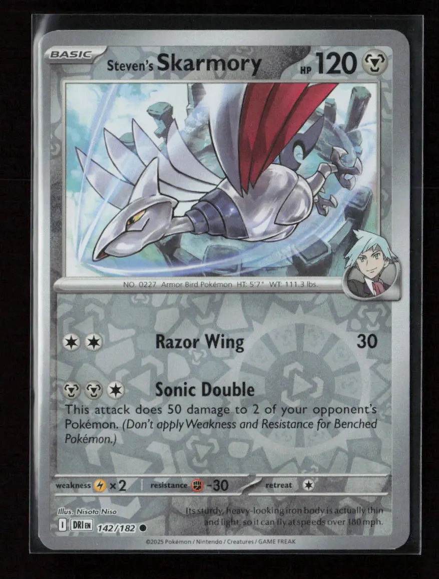Steven's Skarmory Common Sv10: Destined Rivals 142/182 Nm 1