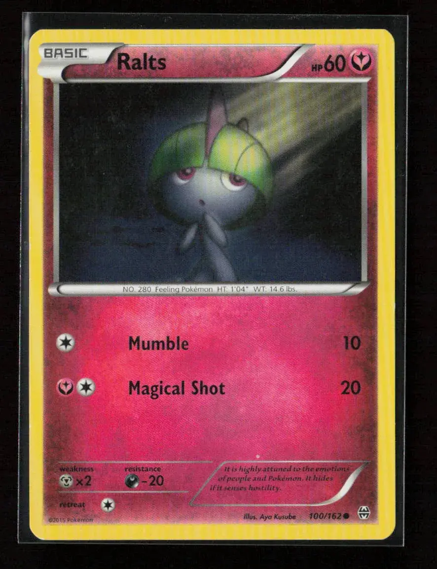 Ralts (100) Common Xy - Breakthrough 100/162 Lp 1