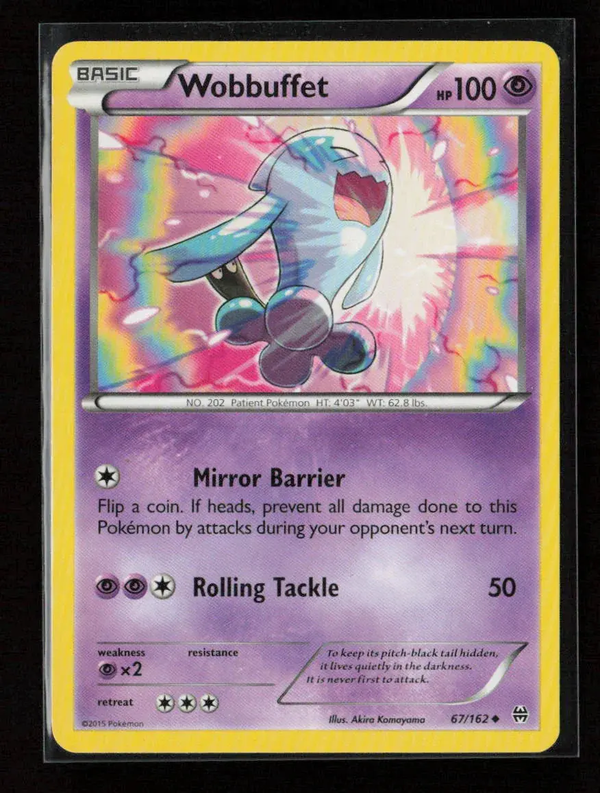 Wobbuffet Uncommon Xy - Breakthrough 67/162 Lp 1