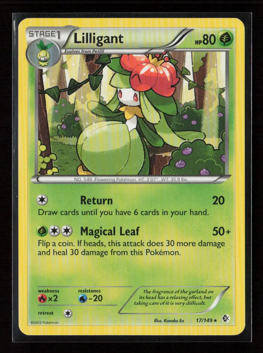 Lilligant Rare Boundaries Crossed 17/149 Lp 1