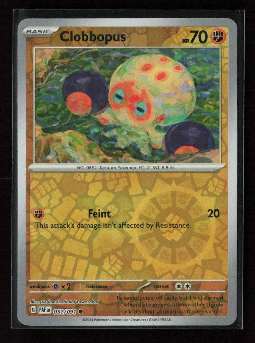 Clobbopus Common Sv: Paldean Fates 051/091 Nm 1