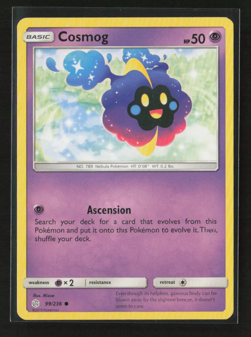 Cosmog Common Sm - Cosmic Eclipse 99/236 Lp 1