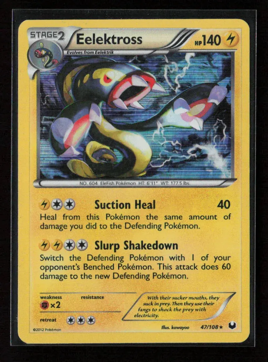 Eelektross Holo Rare Dark Explorers 47/108 Lp 1