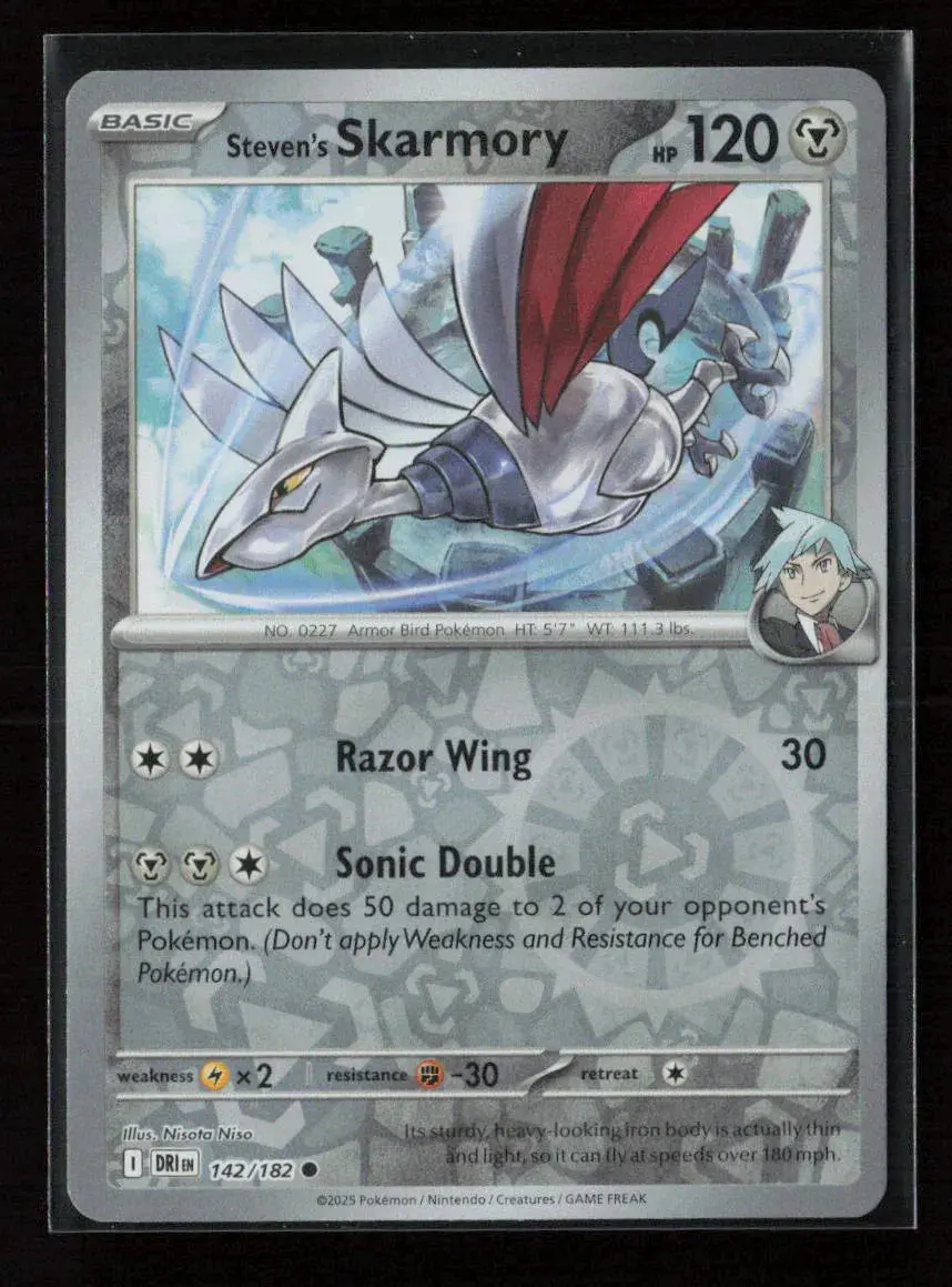 Steven's Skarmory Common Sv10: Destined Rivals 142/182 Nm 1