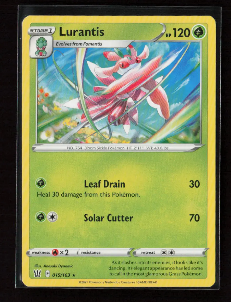 Lurantis Rare Swsh05: Battle Styles 015/163 Lp 1