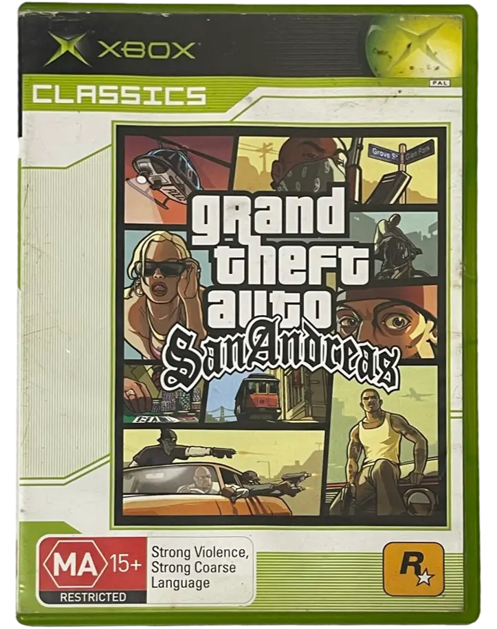 Grand Theft Auto San Andreas Xbox Original (Classics) Pal *Complete* (Pre-Owned) 1