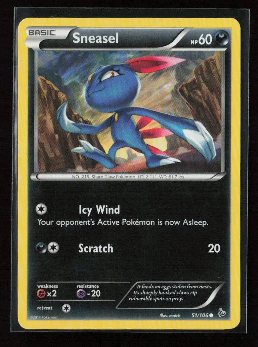 Sneasel (51) Common Xy - Flashfire 51/106 Nm 1