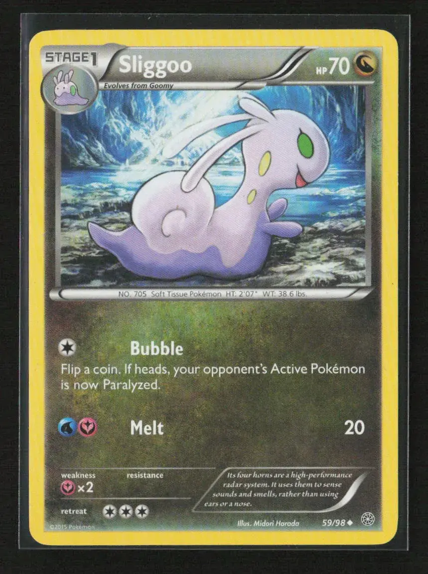 Sliggoo Uncommon Xy - Ancient Origins 59/98 Mp 1
