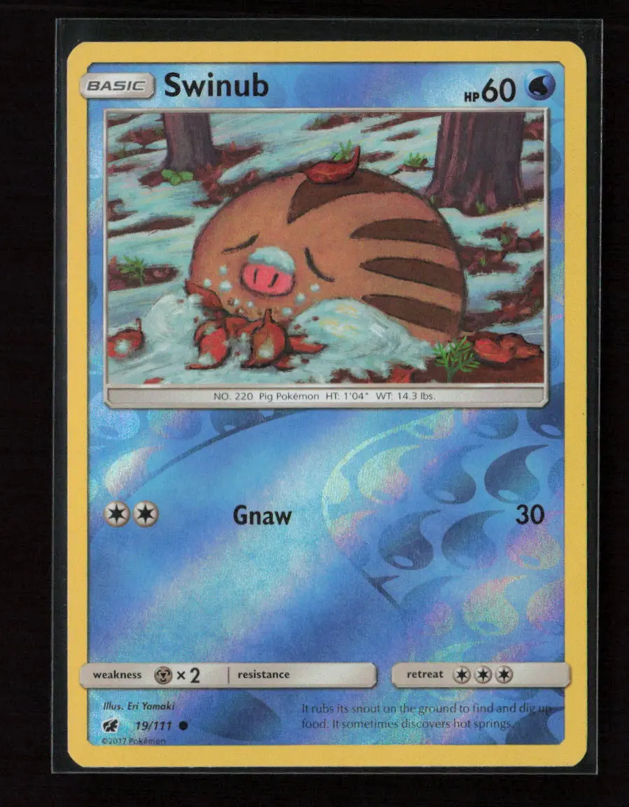 Swinub Common Sm - Crimson Invasion 19/111 Lp 1