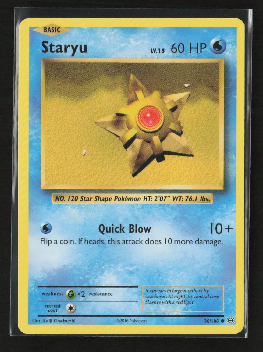 Staryu Common Xy - Evolutions 30/108 Lp 1