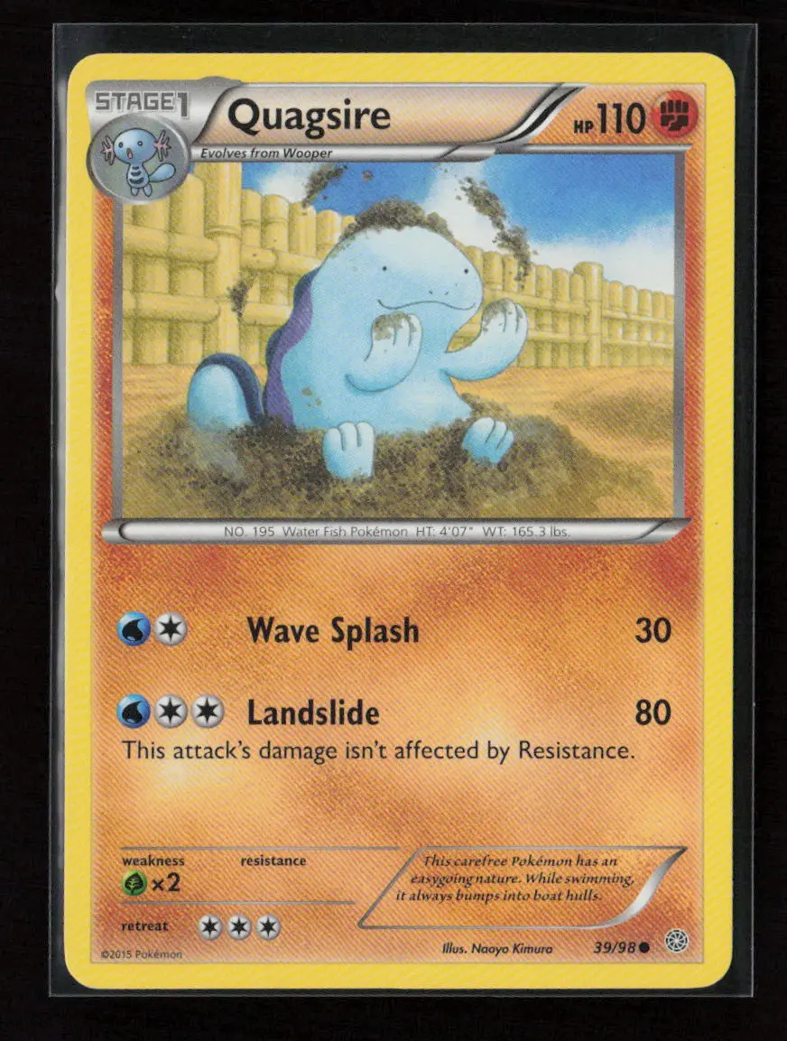 Quagsire Common Xy - Ancient Origins 39/98 Lp 1