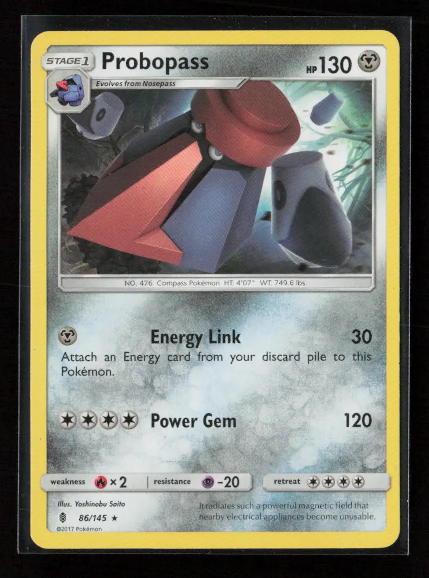 Probopass Rare Sm - Guardians Rising 86/145 Lp 1