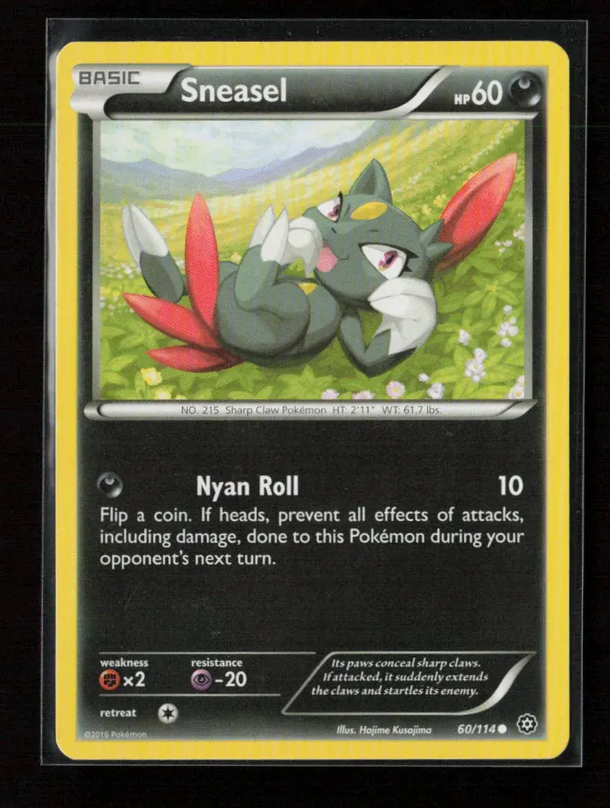 Sneasel Common Xy - Steam Siege 60/114 Lp 1