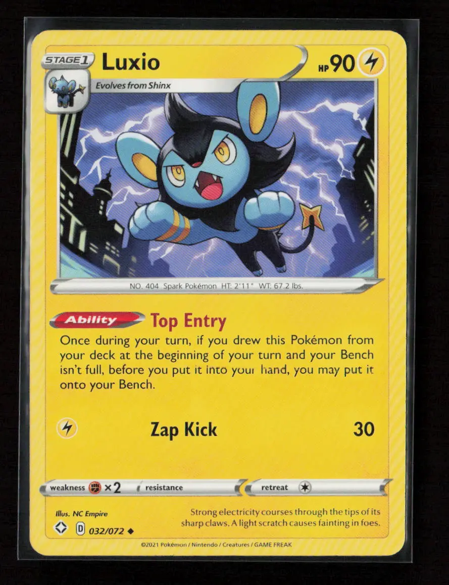 Luxio Uncommon Shining Fates 032/072 Lp 1