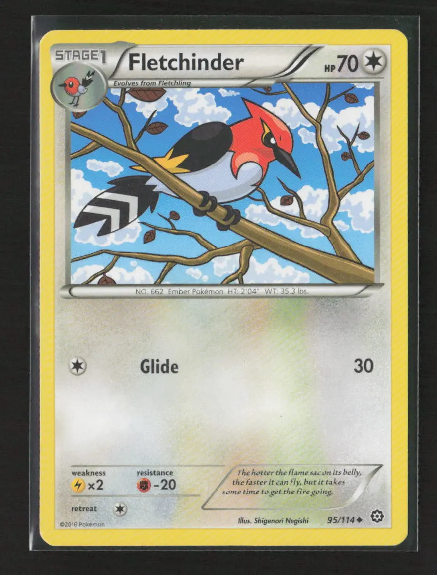 Fletchinder Uncommon Xy - Steam Siege 95/114 Lp 1