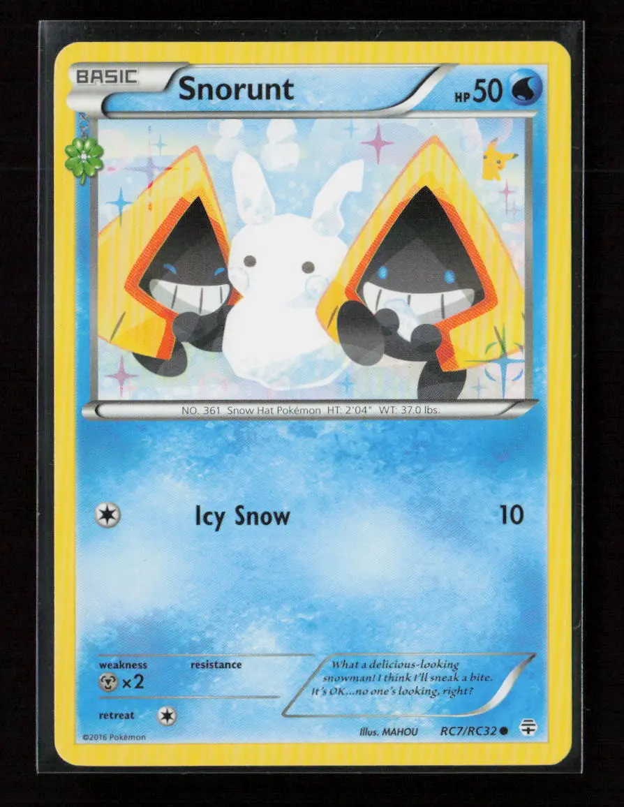 Snorunt Common Generations: Radiant Collection Rc7/Rc32 Mp 1