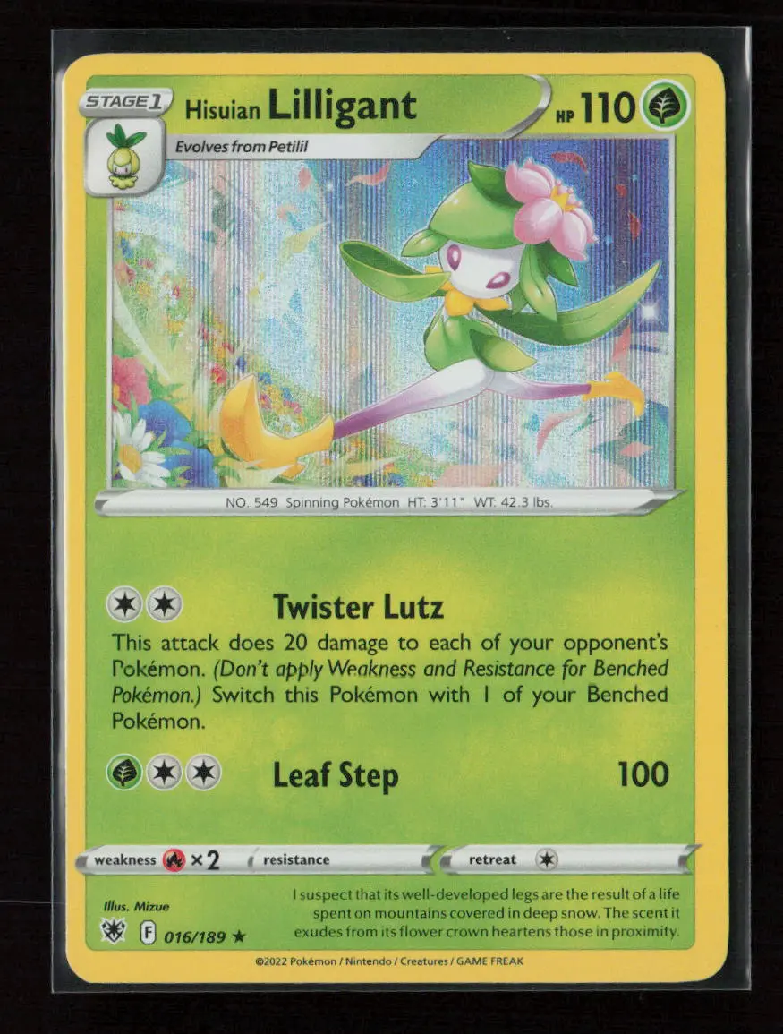 Hisuian Lilligant Holo Rare Swsh10: Astral Radiance 016/189 Nm 1