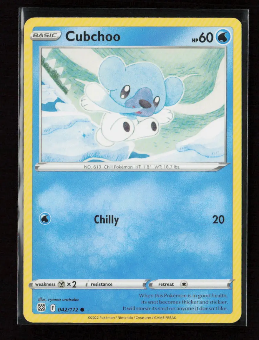 Cubchoo Common Swsh09: Brilliant Stars 042/172 Lp 1