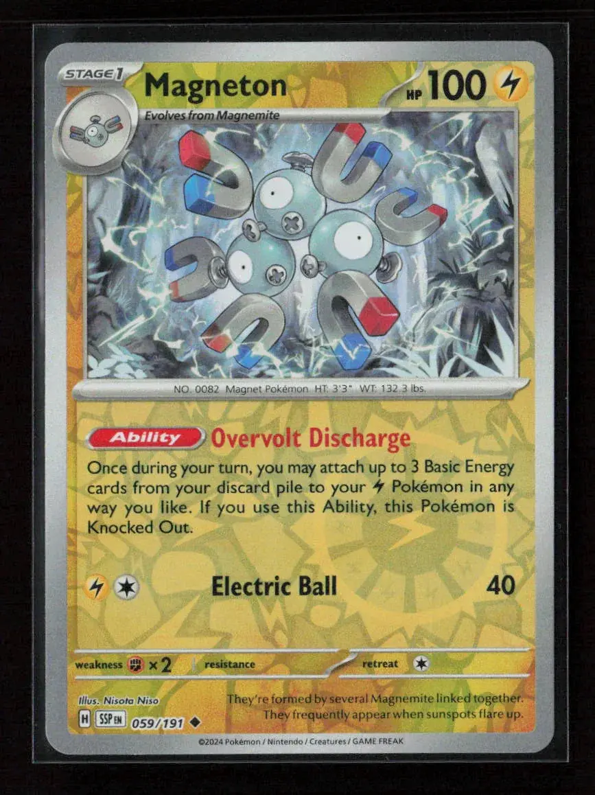 Magneton Uncommon Sv08: Surging Sparks 059/191 Nm 1
