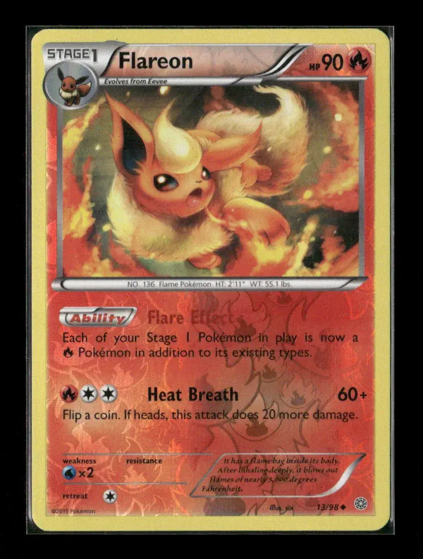 Flareon Uncommon Xy - Ancient Origins 13/98 Lp 1