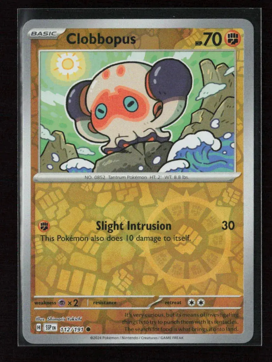 Clobbopus - Common Sv08: Surging Sparks 112/191 Nm 1