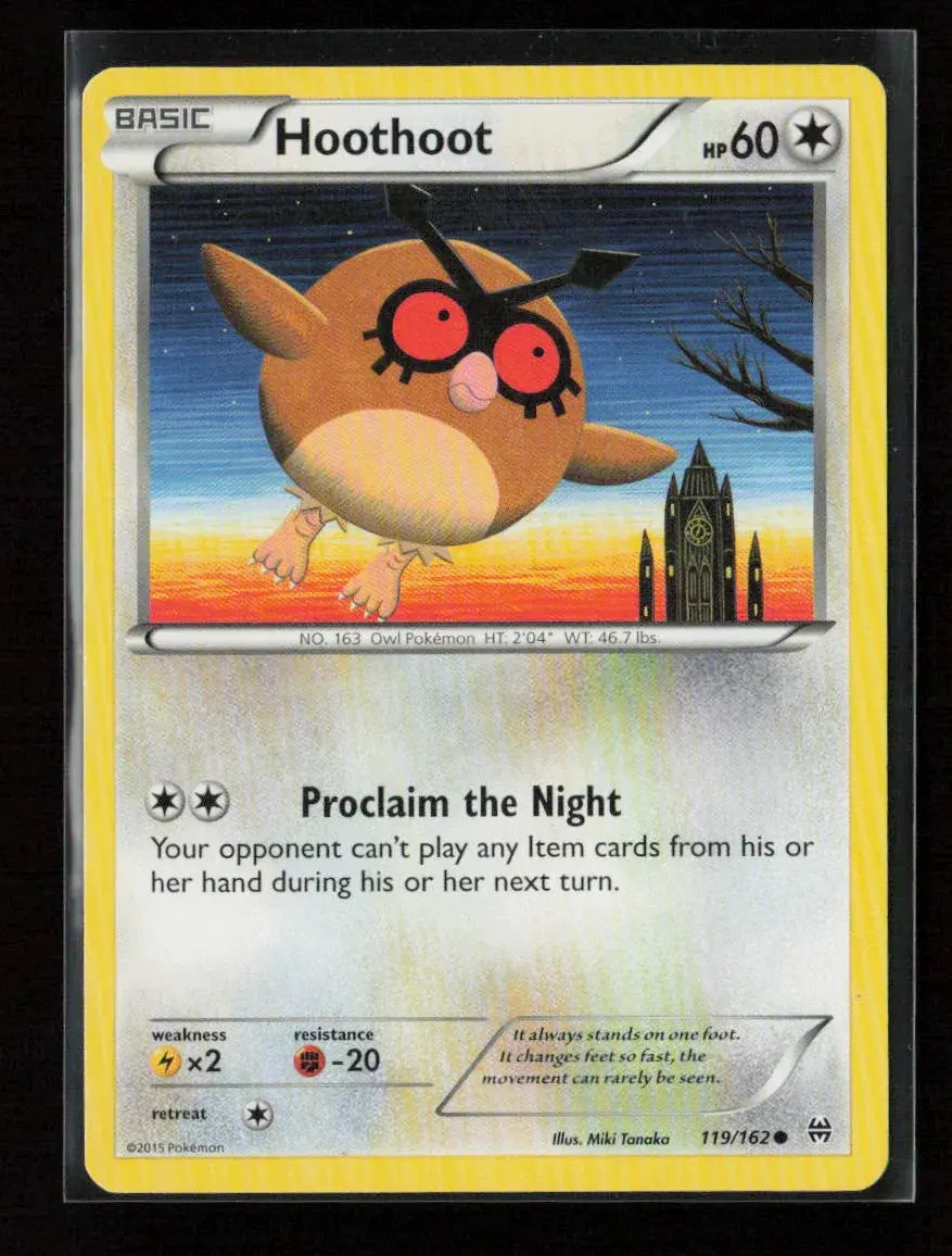 Hoothoot Common Xy - Breakthrough 119/162 Nm 1