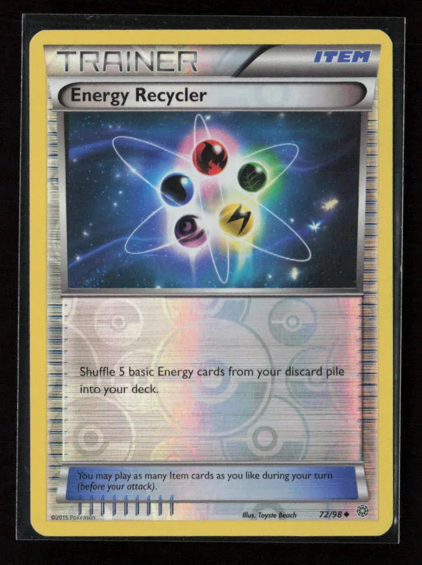 Energy Recycler Uncommon Xy - Ancient Origins 72/98 Lp 1