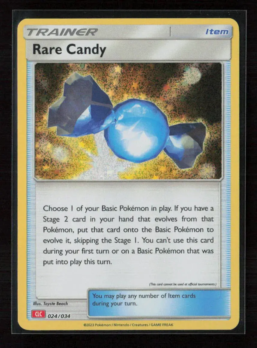 Rare Candy (Clb) Classic Collection Trading Card Game Classic 026/034 Nm 1