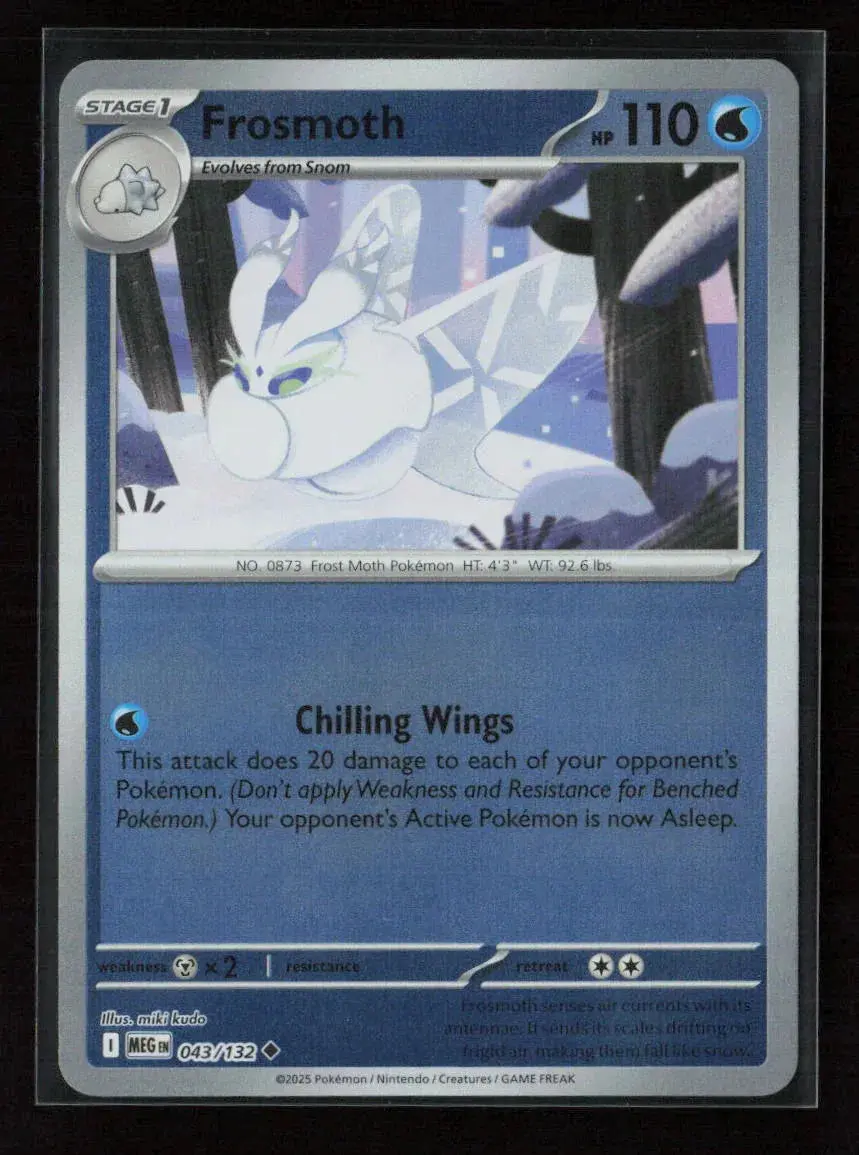 Frosmoth Uncommon Me01: Mega Evolution 043/132 Nm 1