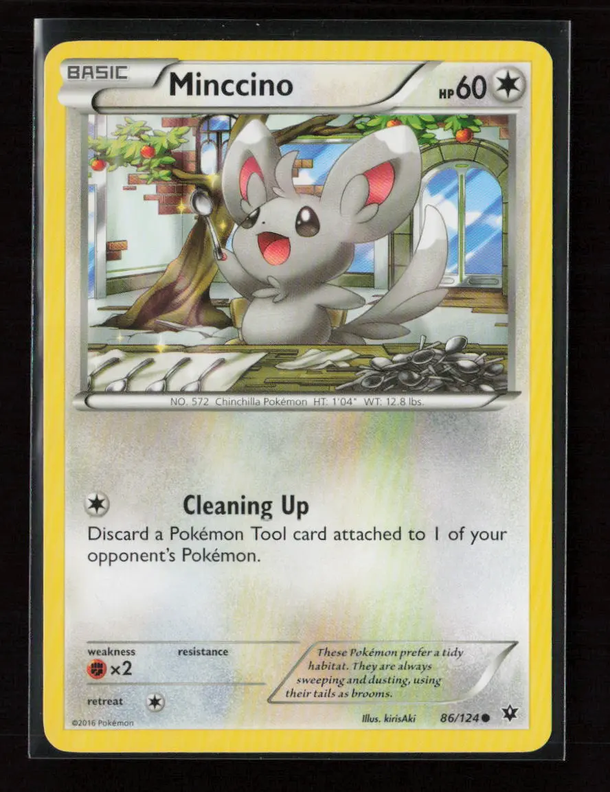 Minccino (86) Common Xy - Fates Collide 86/124 Lp 1