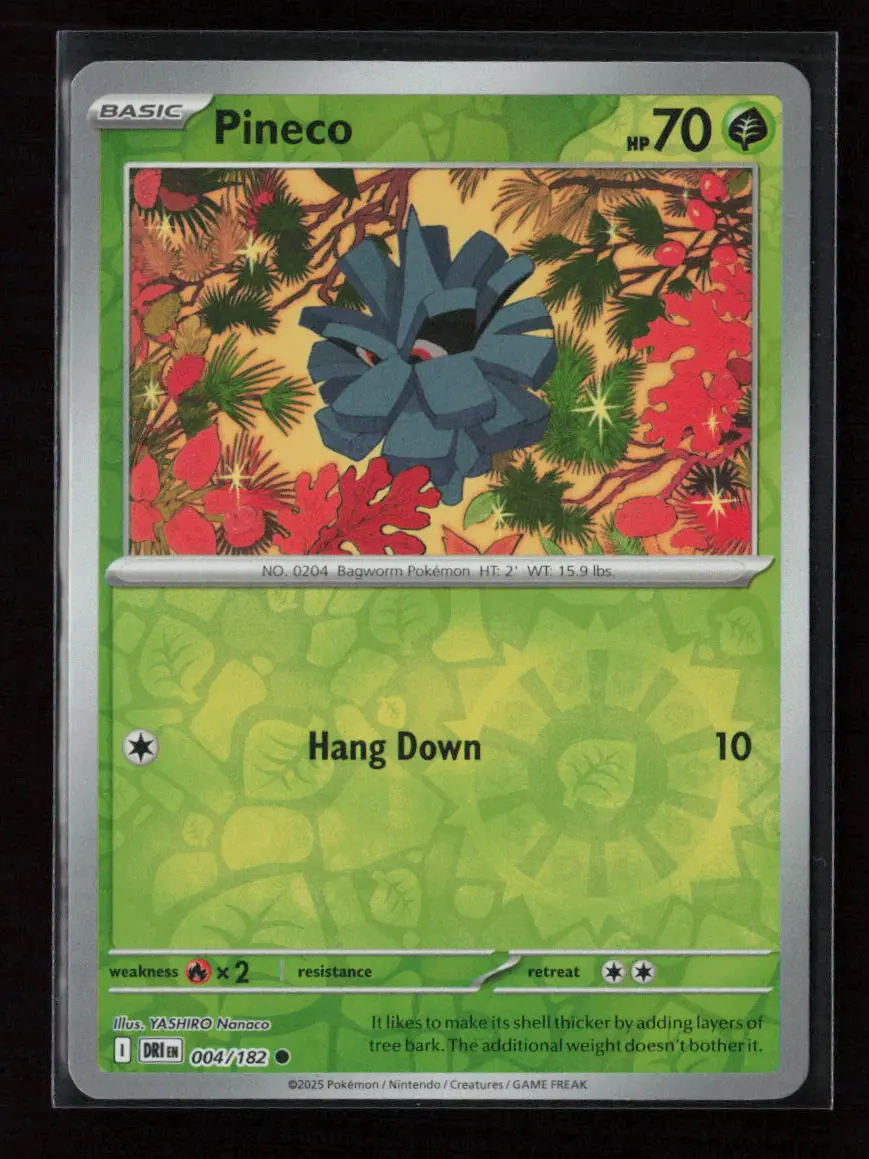 Pineco Common Sv10: Destined Rivals 004/182 Nm 1