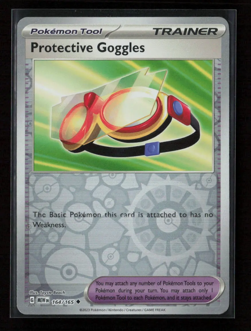 Protective Goggles Uncommon Sv: Scarlet & Violet 151 164/165 Nm 1