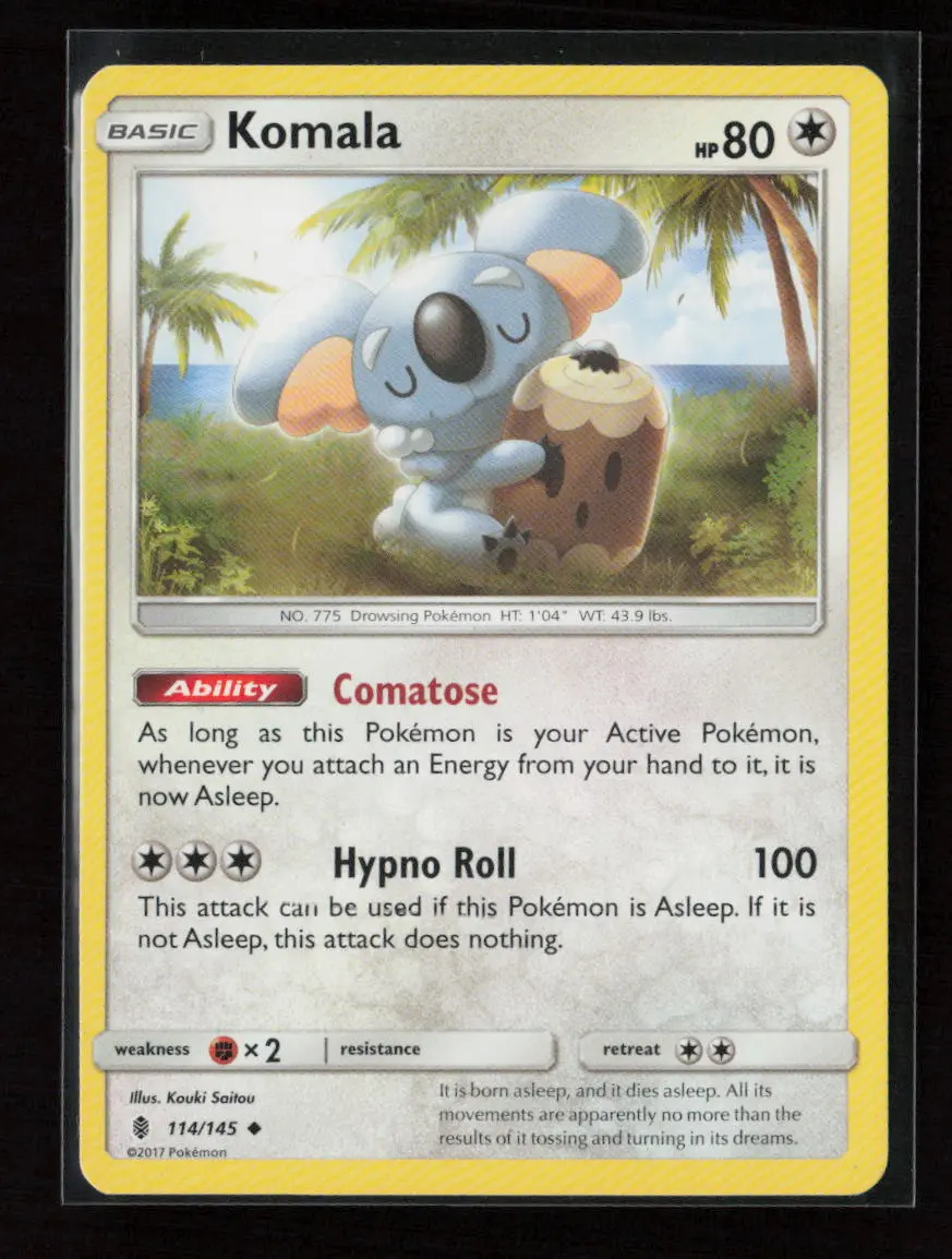 Komala Uncommon Sm - Guardians Rising 114/145 Lp 1