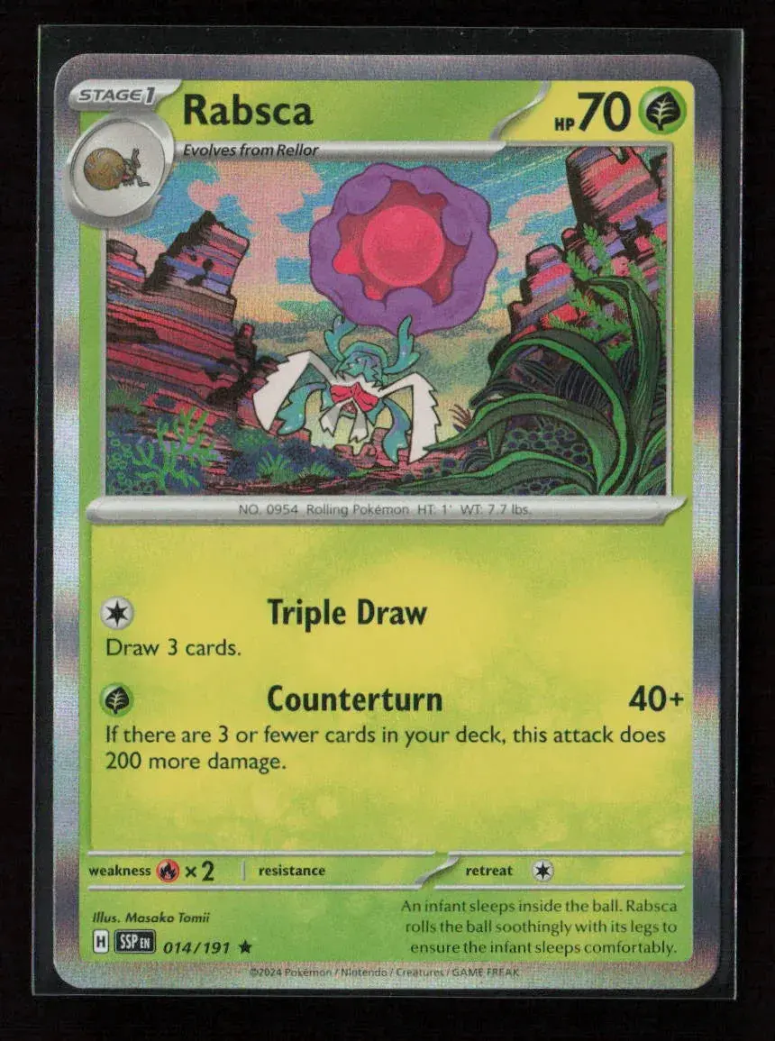 Rabsca Rare Sv08: Surging Sparks 014/191 Nm 1