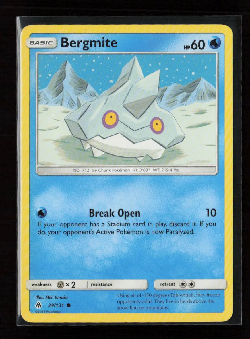 Bergmite Common Sm - Forbidden Light 29/131 Lp 1