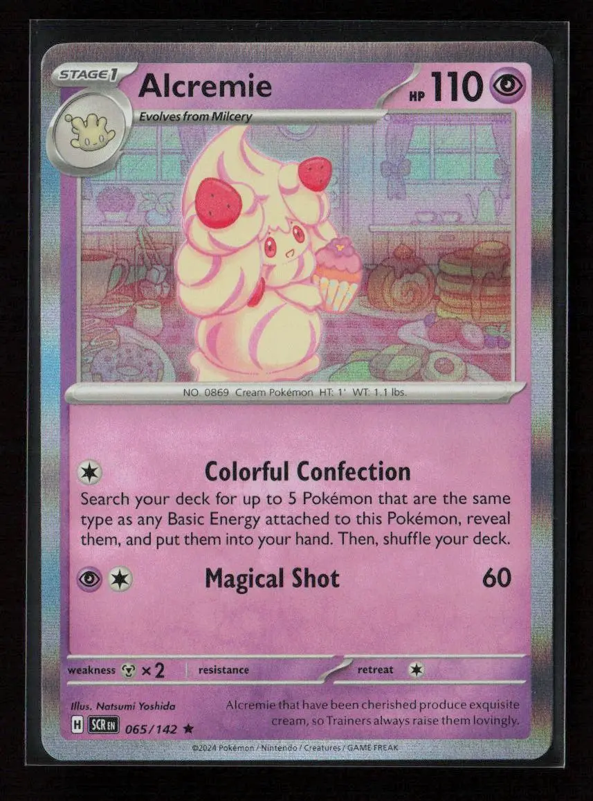 Alcremie Rare Sv07: Stellar Crown 065/142 Nm 1