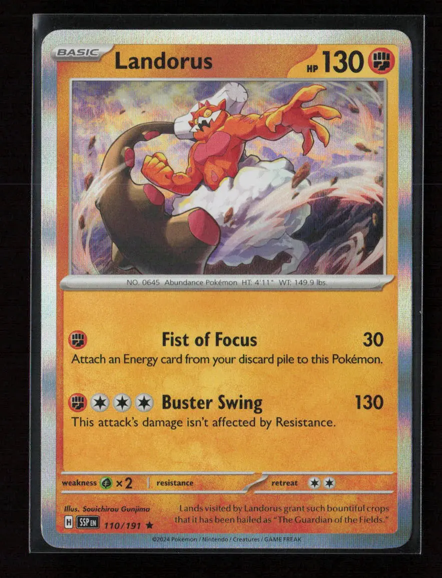 Landorus Rare Sv08: Surging Sparks 110/191 Nm 1