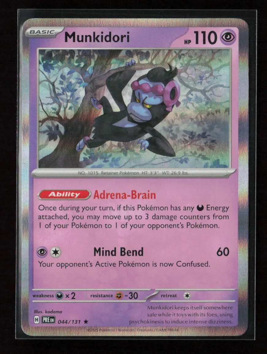 Munkidori Rare Sv: Prismatic Evolutions 044/131 Nm 1