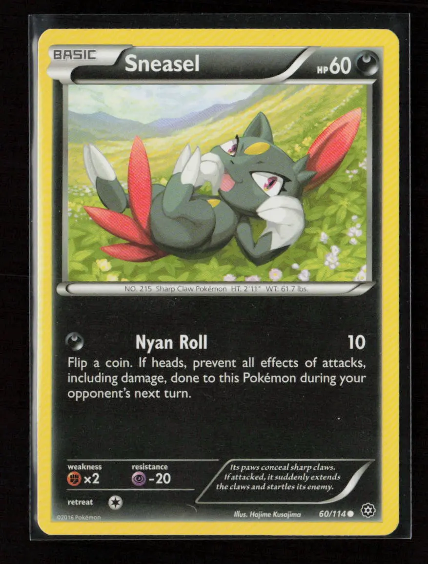Sneasel Common Xy - Steam Siege 60/114 Lp 1