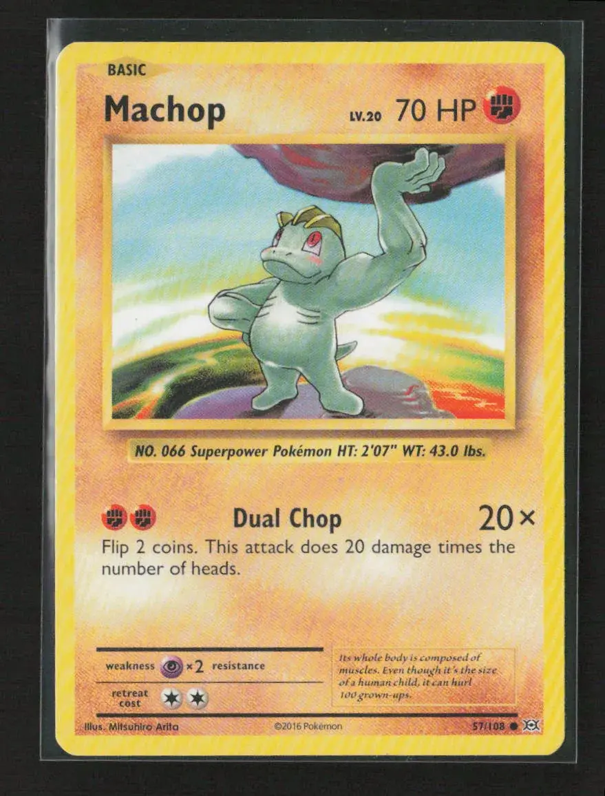 Machop Common Xy - Evolutions 57/108 Lp 1