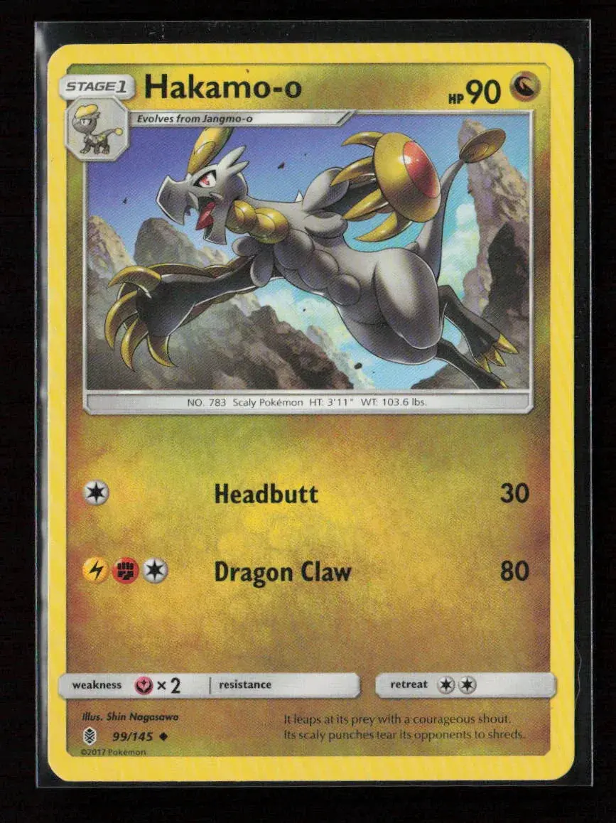 Hakamo-O Uncommon Sm - Guardians Rising 99/145 Nm 1