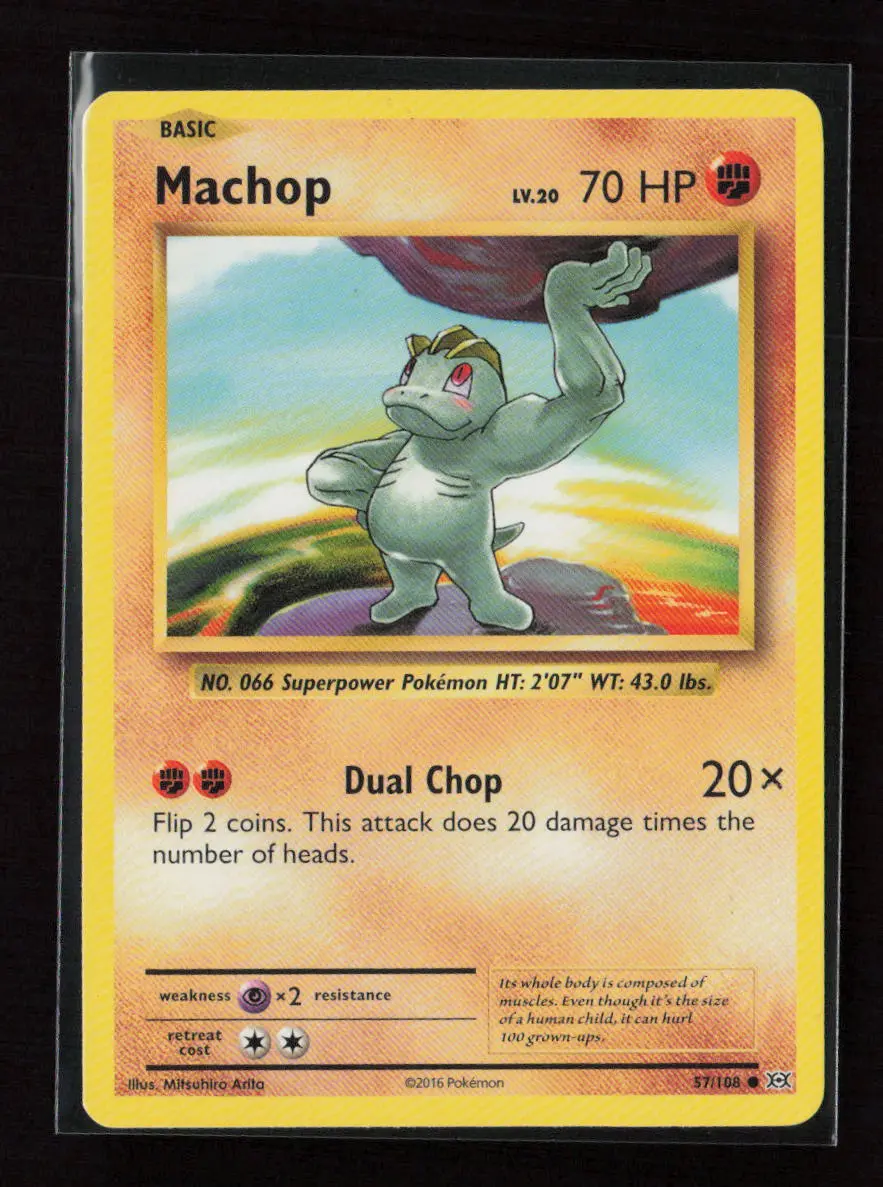 Machop Common Xy - Evolutions 57/108 Lp 1