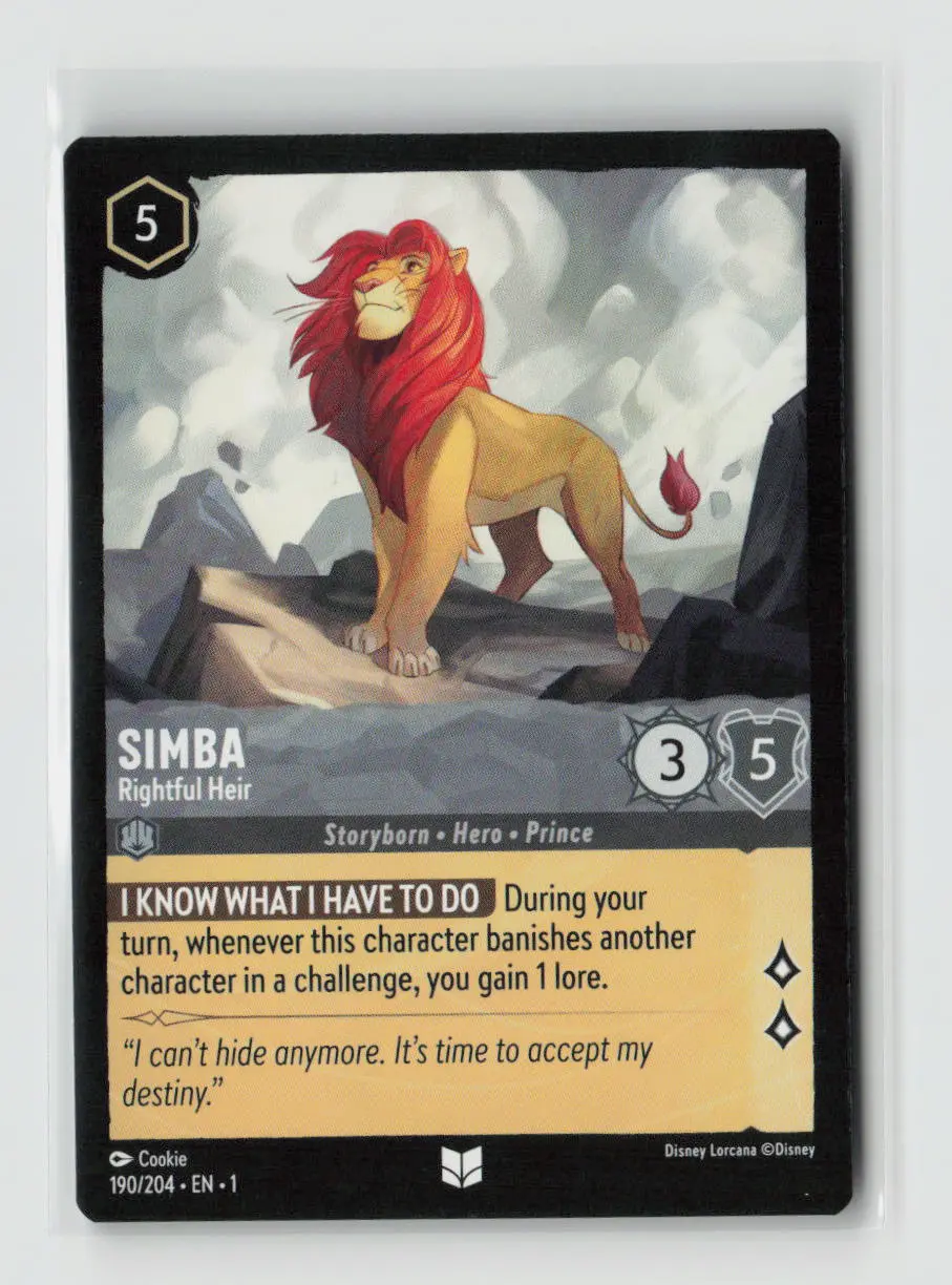 Simba - Rightful Heir Uncommon The First Chapter 190/204 Nm 1