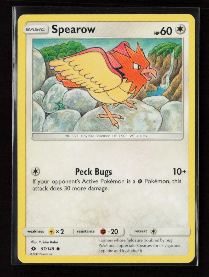Spearow Common Sm Base Set 97/149 Lp 1